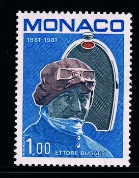 1buc/Set Noi Monaco Post de Timbru 1981 Producatorul Auto Bigatti Gravură Stamps MNH