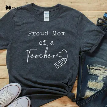 Mamă Mândră De Un Profesor Tricou, Mandru De Un Profesor Tricou, Mama Profesor Tricou Tricou Personalizat Aldult Teen Unisex Unisex