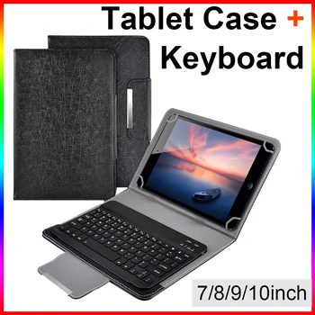 Tableta Caz pentru 7/8 9/10 10.1 Inch Tablete pentru Android IOS Windows Bluetooth Keyboard Cover pentru IPad Samsung Lenovo Teclast Pad