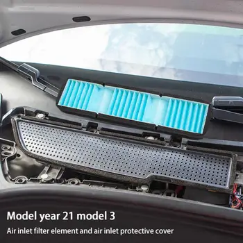 De aerisire Pentru Tesla Model 3 de Aer condiționat de admisie a motorului cameră capac de Protectie ecran Filtru de Izolare rețea 2021 2022