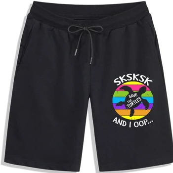 SKSKSK Și am Oop... Salva broaște Țestoase de Design de Bumbac pentru Bărbați pantaloni Scurți pantaloni Scurți de Ziua de nastere Amuzant