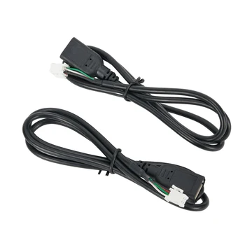 2 buc 75CM Auto USB, Cablu Adaptor 4 Pini/6 Pini Conector USB-Cablu de Extensie Adaptor Pentru AndroidCar Radio Stereo Cablu Usb Adaptor