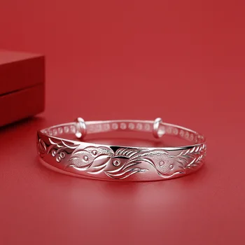 Noul designer de lux 999 argint Nobil Phoenix brățări Brățări pentru femei de moda de petrecere, accesorii de nunta bijuterii cadou