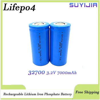Lifepo4 3.2V7000mAh 32700 Reîncărcabilă Litiu Fosfat de Fier Acumulator Potrivit Scuter Panou Solar de Stocare a Energiei Electrice Unelte