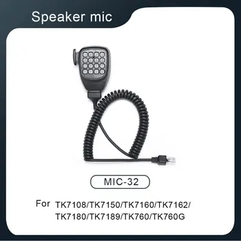 Mic KMC-32 Difuzor Microfon Handfree Portabil Digital cu Tastaturi pentru Auto Kenwood Radio TM281 TM481 TM471 TM271 8 Pini