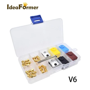 IdeaFormer V6 / MK8 1,75 mm Duza+Căldură Bloc+Silicon Șosete Pentru Ender 3 A8 CR-10 Imprimanta 3D Extruder Capului de Imprimare Kit Piese