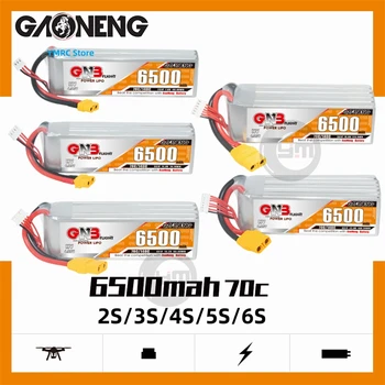 Gaoneng BNG 6500mAh 70C 2S/3S/4S/5S/6S 7.6 V/11.4 V/15.2V19.0V/22.8 V Acumulator LiPo cu XT60/XT90/T-Plug Plug pentru FPV Racing Drone