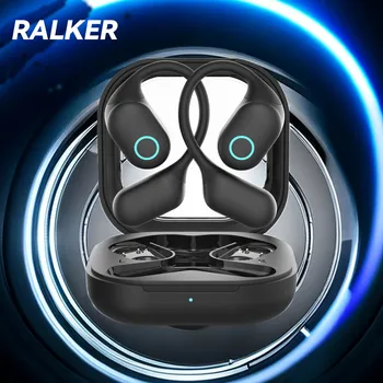 RALKER R03 OWS Cască Adevărat Wireless Bluetooth 5.3 Cască Mini Casti Stero TWS Sport, Căști de Ureche Căști cu Microfon