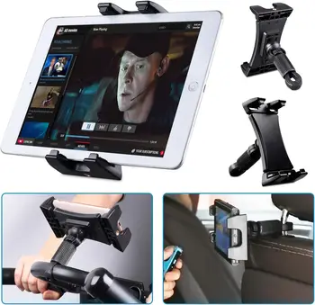 Tableta Bicicletă Suport pentru iPad 360° Reglabil Tableta Auto Tetiera banda de Alergat Sport Ghidon Microfon Stand Mount Bracket