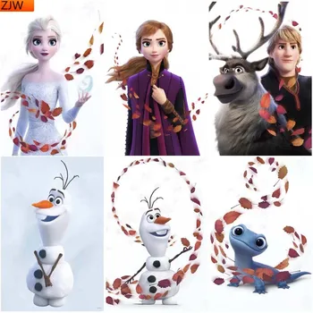 Disney Full Patrat/Rotund Personaje de Desene animate Frozen Elsa, Olaf 5D DIY Diamant Pictura Cusatura Cruce Mozaic Decor Acasă Cadou