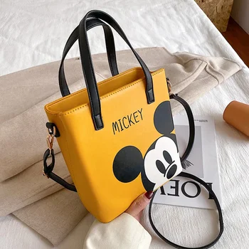 2023 Nou Disney Mickey Mouse Geantă De Mână Pentru Femei Fata Din Piele Pu Hangbags Geanta Crossbody Sora Cadou Portofel De Lux