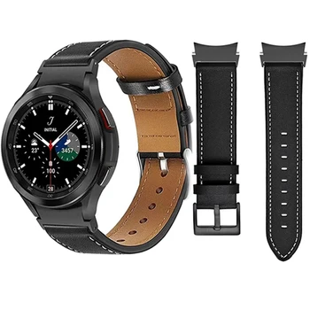 Din piele Curele de Ceas Pentru Samsung Galaxy Watch 5 Pro 45mm 44mm 40mm/Galaxy Watch 4 Classic 42mm 46mm Smartwatch-Bratara Sport