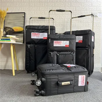 30inch ultra-lumină de Călătorie valiza de transport Aerian de mărfuri cutie Super mare capacitate impermeabil tesatura de îmbarcare cutie Trolly Caz de Bagaje Rulare