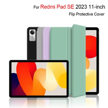 Silicon rezistent la șocuri Tabletă Inteligentă Caz pentru Xiaomi RedMi Pad SE 2023 11 inch Caz cu Stand Carcasă de Protecție
