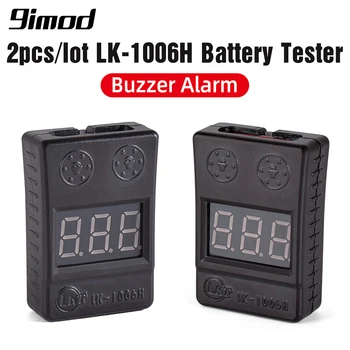 De înaltă Calitate 2 buc BX100 Baterie Tester de Tensiune Metru de Joasă Tensiune Soneria de Alarmă Pentru 1~8S Acumulator Lipo