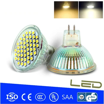 10BUC Înaltă Calitate GU10/E27/MR16 led lumina Reflectoarelor Bec AC210-240V lampă cu LED-uri SMD 2835 48 de Led-uri de lumină Pentru Interior Candelabru corp de Iluminat