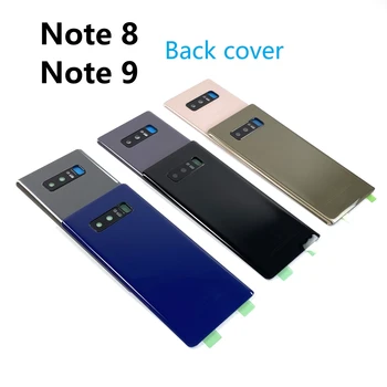 Spate Capac Baterie Usa Note9 Note8 de Locuințe de Înlocuire Pentru SAMSUNG Galaxy Note 8 N950 Nota 9 N960 de Sticlă din Spate Caz Părți