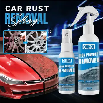30ml Iron Rust Remover pentru Masina de Îndepărtare a Ruginii Spray pentru Metale Masina Rust Remover Spray Suprafață de Metal Cromat Vopsea de Curățare Mașină