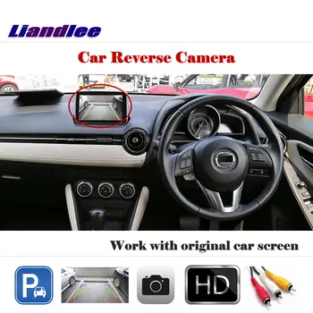 Pentru Mazda 2 Demio DJ Mazda2 2014-2017 Auto Reverse Camera din Spate HD CCD Înapoi de Parcare CAM de Muncă Cu Fabrica de automobile Ecran