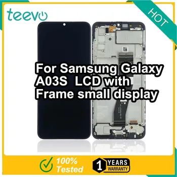 Teevo LCD Pentru Samsung Galaxy A03S Ecran & Touch Screen Digitizer Cu Cadru (Pahar Mic de Versiune) | Negru