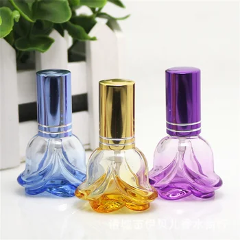 6ml Trandafir Colorat în Formă de Pahar Gol Sticla de Parfum Eșantion Mic Portabil Parfum Reîncărcabile, Parfum Pulverizator Sticla