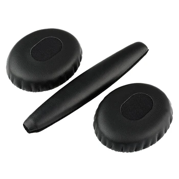 O pereche de negru pernuțe cu capul pad pentru Bose QC3 Liniștită, Confort 3 căști