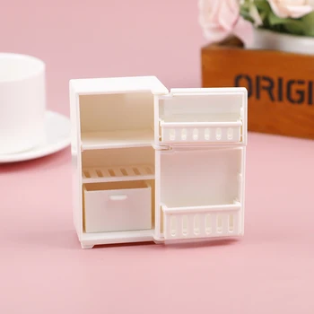 1 BUC casă de Păpuși în Miniatură Bancă Frigider Model de Mobilier de Bucatarie Accesorii Pentru Papusa Casa Decor Acasă Jucării Cadou