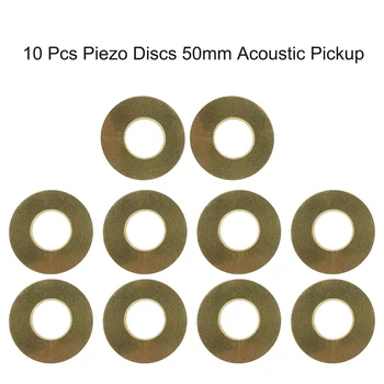 Artizanale Piezo Discuri de 10 într-un Pachet Creează un Sunet Perfect în DIY Tobe și Chitare Utilizarea de Lungă durată Ușor de Instalare prietenos Utilizator