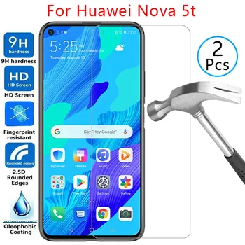 temperat pahar ecran protector pentru huawei nova 5t caz capacul de pe huawey huawai nova5t 5 t t5 6.26 protecție telefon coque sac 360