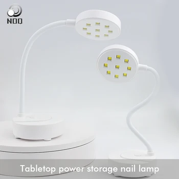 Unghii LampNail Uscător pentru Unghii Gel Polish Lumină 9 LED Rotativ Gooseneck Flash Vindeca Lumina Lămpi de Birou pentru Unghii Extensie DIY Acasă