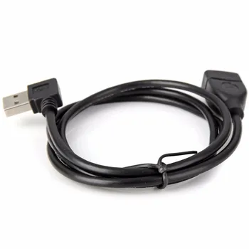 De înaltă Calitate Reversibilă Design 100cm/1m USB 2.0 Stânga și Dreapta în Unghi de 90 de Grade de sex Masculin la Feminin Cablu de Extensie