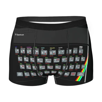 Tastatura ZX Spectrum Chiloți Breathbale Chiloți pentru Bărbați Lenjerie de corp pantaloni Scurți Sexy Boxeri