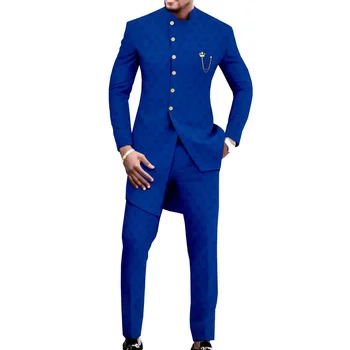 2023 Noua Moda Casual Costum Barbati Slim Set de Două piese Terno Masculino Completo Costum Homme Pour Mariage Trajes De Hombre