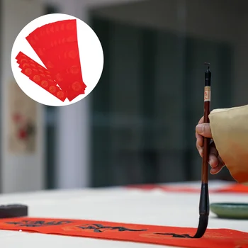 5 Seturi De Hârtie Roșie Festivalul De Primăvară Cuplete Scroll Red Hârtie De Orez Chinezesc Cuplet De Hârtie