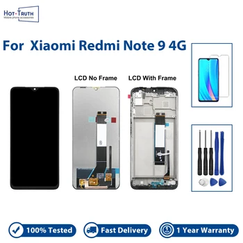 Ecran Pentru Xiaomi Redmi Nota 9 4G LCD Frontal Panou de Ecran Tactil Ecran Digitizer Înlocuirea Ansamblului Pentru Redmi M2010J19SC