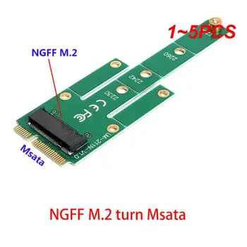 1~5PCS La M. 2 unitati solid state Adaptoare Converti Card 6.0 Gb/s de unitati solid state M. 2 SATA-Bus SSD-ul B-Cheie Pentru MSATA de sex Masculin Coloană M. 2 Adaptor Pentru 2230-2280 M2