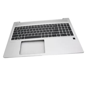 Zona de sprijin pentru mâini de Sus Cazul cu NOI Iluminare Tastatura Pentru HP ProBook 450 G6 Culoare Argintie