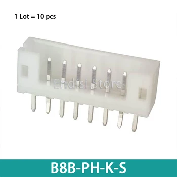 10buc B8B-PH-K-S B8B-PH-K-S(LF)(SN) 2.0 mm Pas 8PINI Sârmă la Bordul Sertizare Conectori stil Original În Stoc