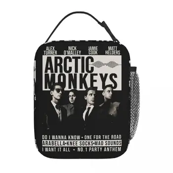 Moartea Rampe Arctic Monkey Banda de Izolat Sac de masa de Prânz Alimente Recipient Portabil Termică Cooler Cutii de Pranz Pentru Picnic