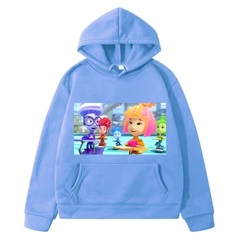 Fixies copii Hanorace de Toamna Tricoul anime Fleece hoodie pulover fete haine y2k sudadera Sacou Casual pentru băiat și fată