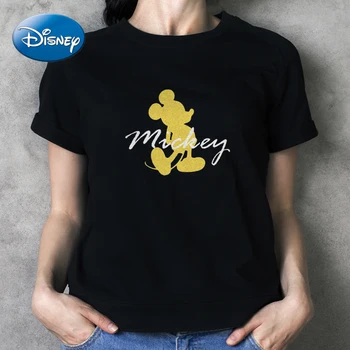 Disney Mickey Mouse Femei T-shirt pentru Fete Donald Duck Teuri Halloween Cosplay Anime Tricouri Ropa De Mujer Harajuku Tricou Femme
