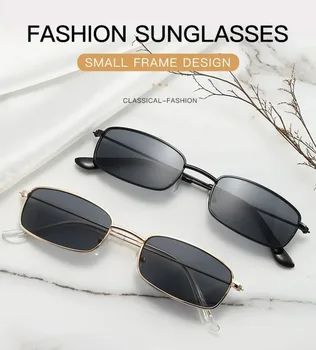 Protecție UV400 Personalitate ochelari de Soare pentru Femei Vintage Clasic Cadru Metalic Bărbați Ochelari de Soare Ochelari de soare pentru barbati