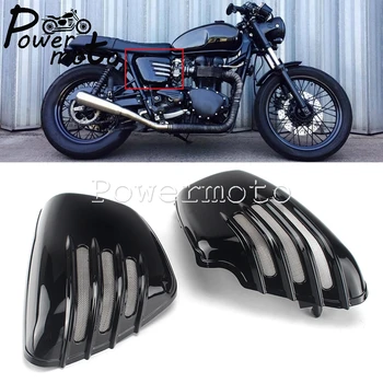 Plastic ABS negru Motocicleta la Stânga și la Dreapta Capacul Protector Accesorii Pentru Yamaha 700 750 1000 1100 Virago 1984-Up