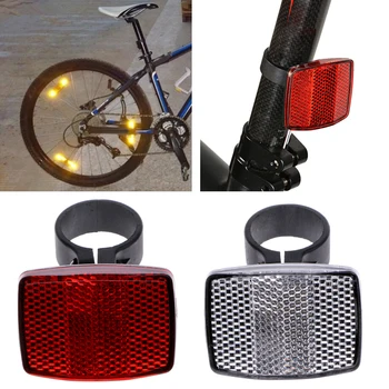 Biciclete Biciclete Ghidon Reflector Reflectorizante Fata-Spate, Lumina De Avertizare De Siguranță LensW91A